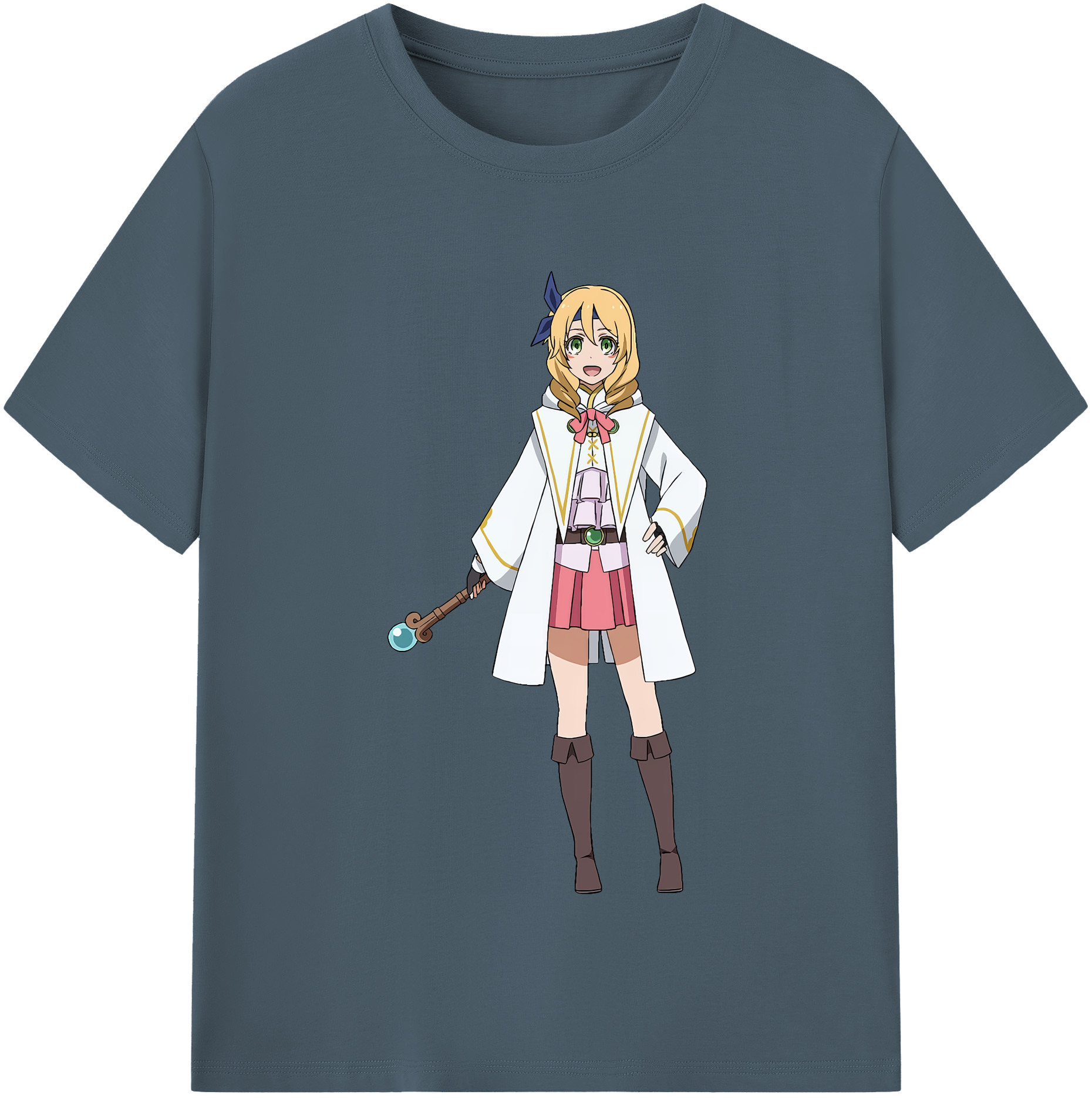 （画像用） 転スラ Regarding Reincarnated to Slime 綿100％半袖Tシャツ（フロントプリント）